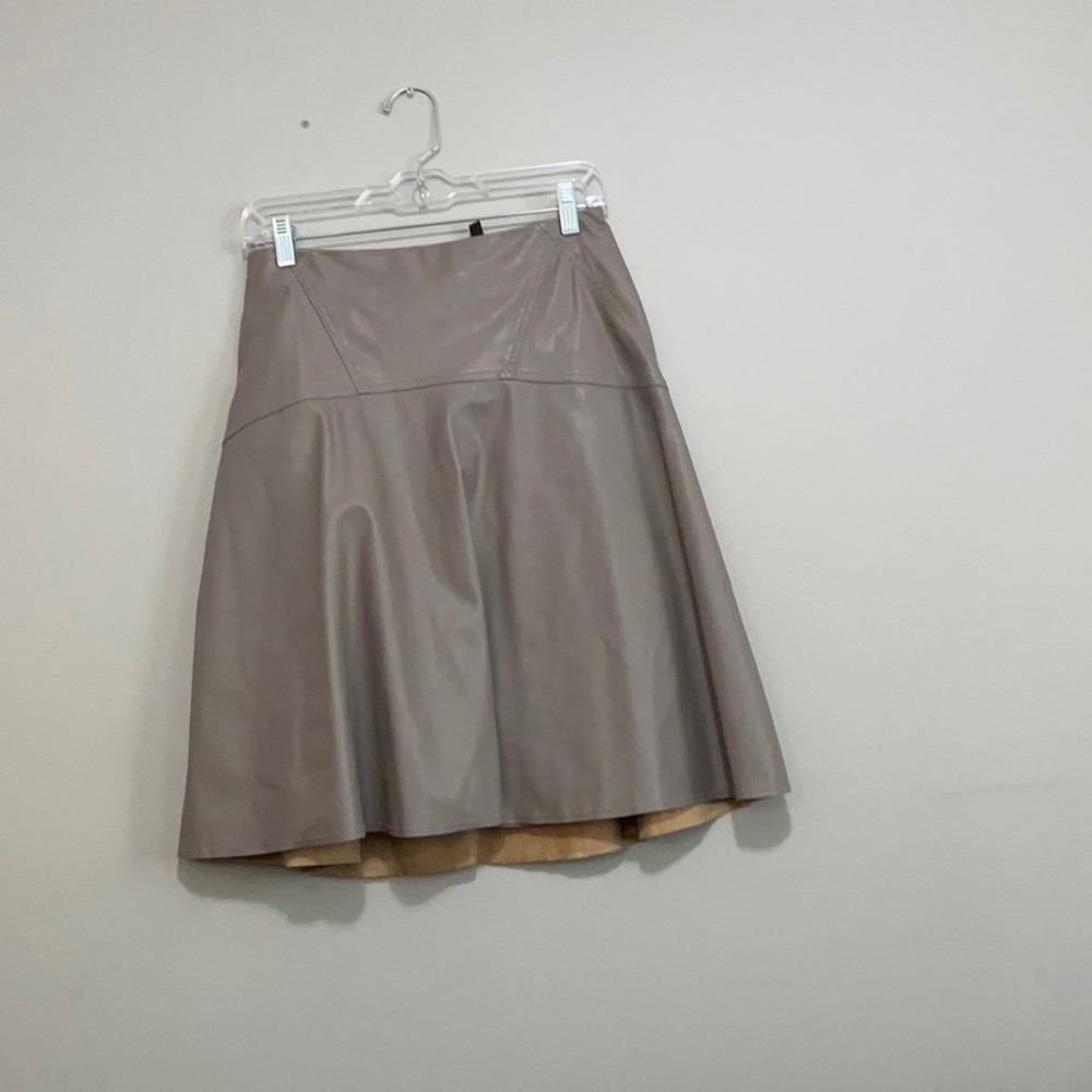 BCBGMAXAZRIA Leather Skirt Size XS